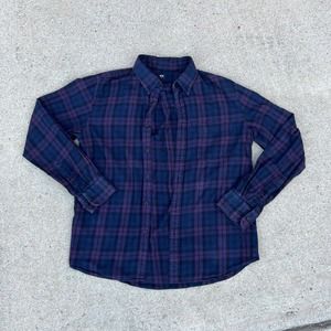 Uniqlo Flannel Checked Long-Sleeve Shirt